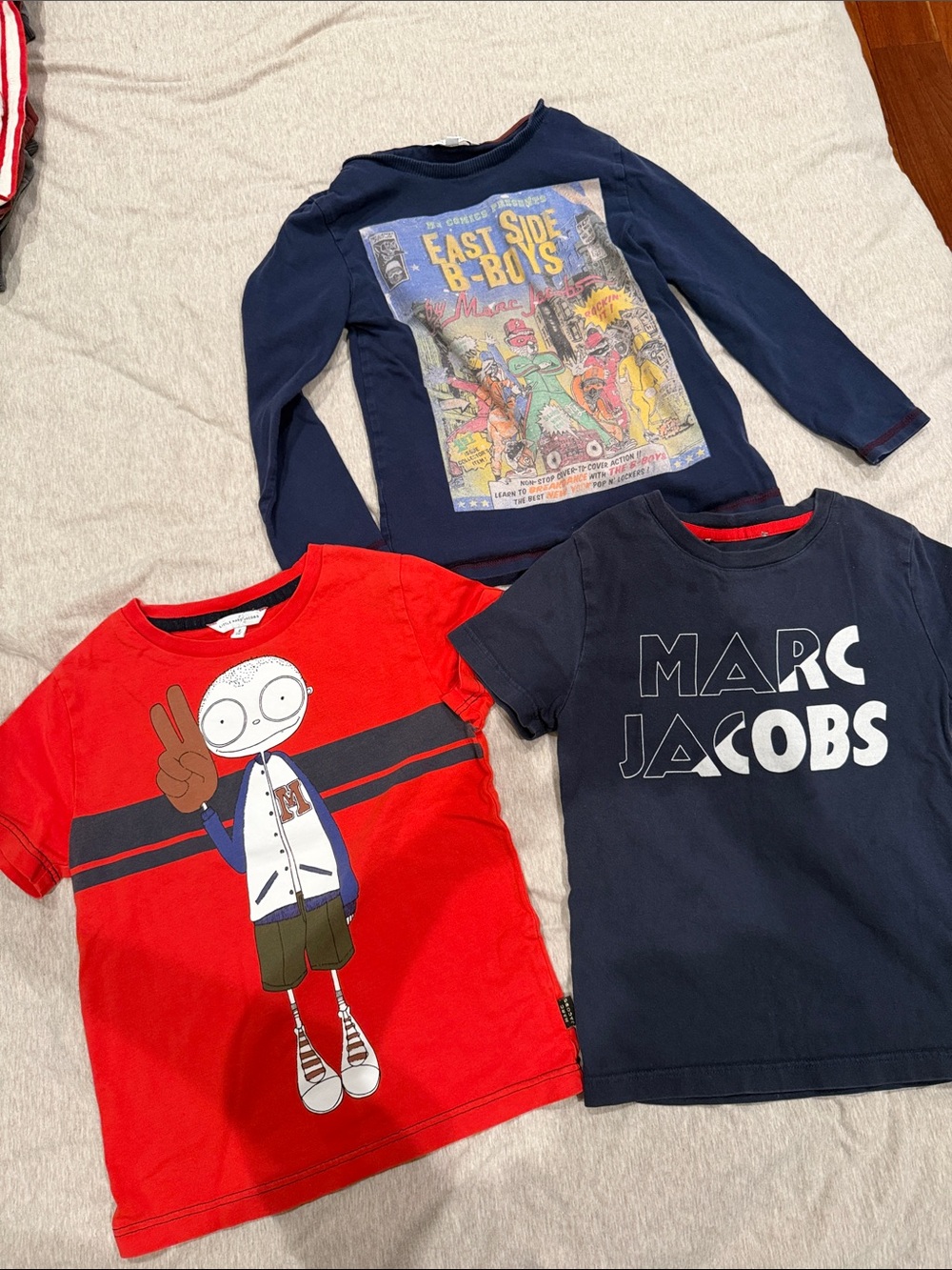 Little Marc Jacobs 4-5Y Bundle (Tagged 6Y) - 3 Designer Graphic Tees